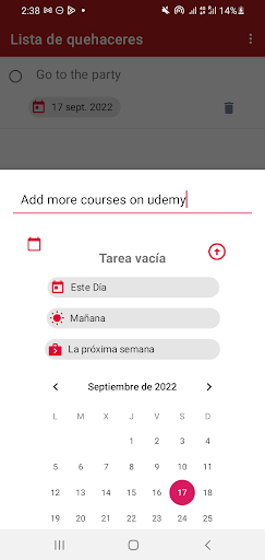 To do list Screen 3