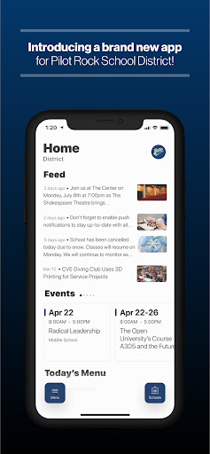 Android application Pilot Rock School District screenshort