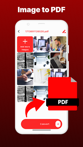 Android application Image To PDF: OCR Text Scanner screenshort