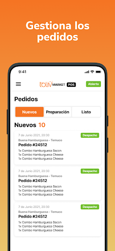 Toliv Market POS Screen 2