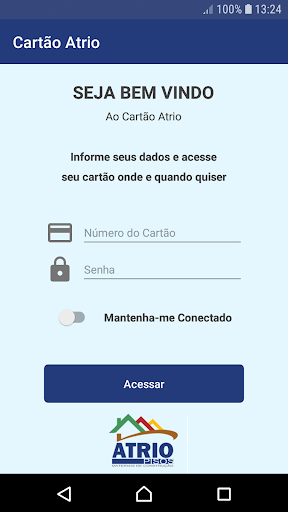 Android application Cartão Atrio screenshort