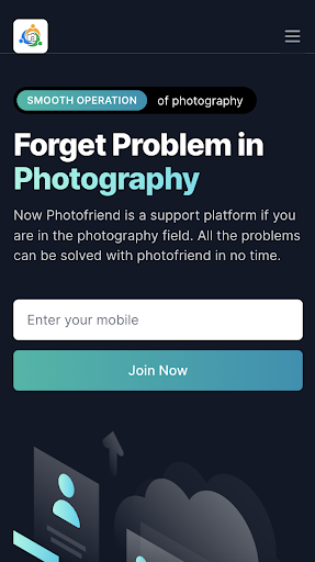 Android application Photofriends screenshort