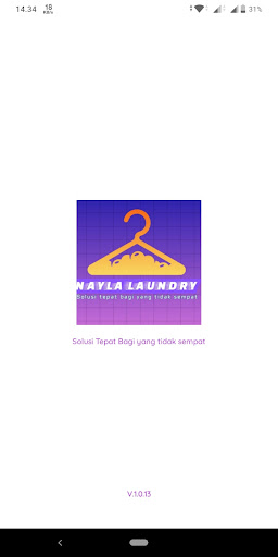 Android application Nayla Laundry screenshort