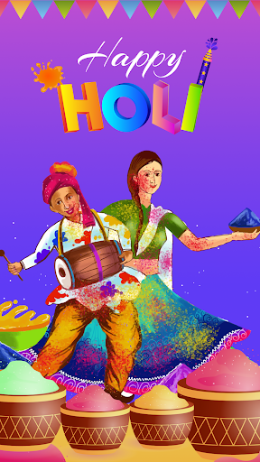 Holi Poster Maker: Make Poster Screen 2