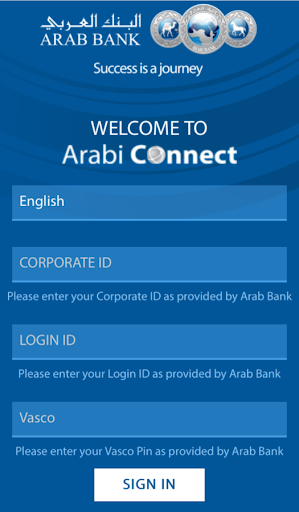 ArabiConnect Mobile Screen 2