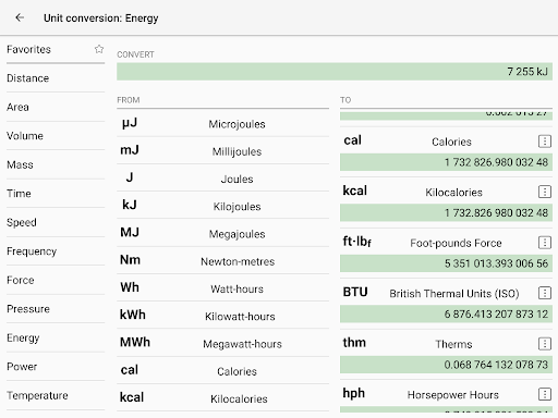 Screenshot of HiPER Scientific Calculator