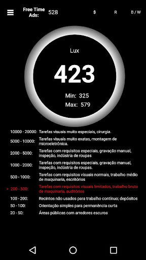 Luxímetro - Medir de Luz - Lux Screen 2
