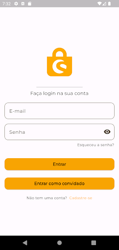 Android application GeVendas screenshort