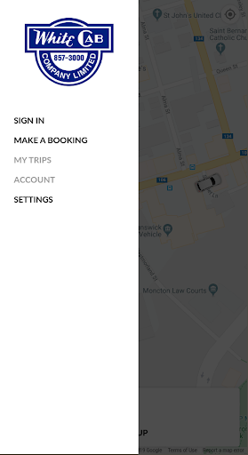 Android application White Cab screenshort