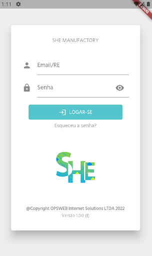 Android application SHE - Manufactory screenshort
