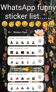 Funny Stickers For WhatsApp