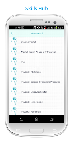 Skills Hub - Nursing Skills Screen 2