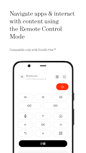 Android application Estelle One Remote screenshort