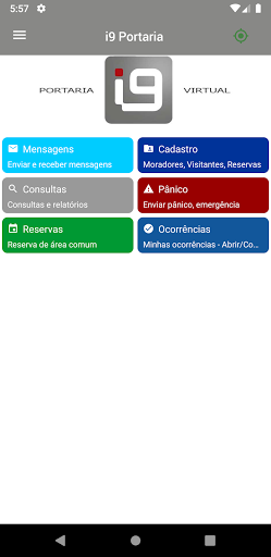 Android application i9 Portaria screenshort