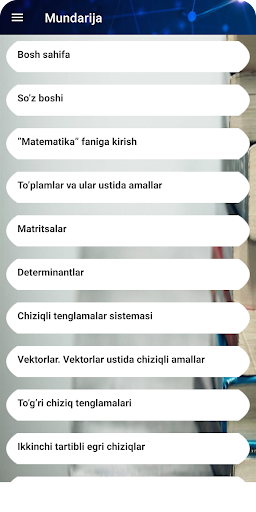 Oliy matematika Screen 2