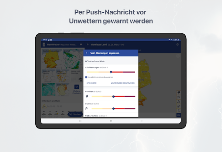 WarnWetter Screenshot