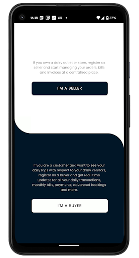 Android application Doodhwala - Dairy Management screenshort