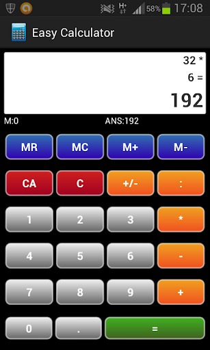 Easy Calculator Screen 3