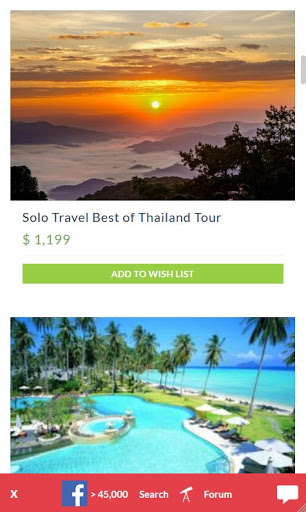 Solo Travel: Hotels Tours More Screen 2