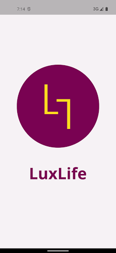 Android application Luxlife screenshort