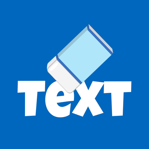 Text delete and word Logo