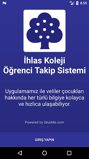 Android application İhlas Koleji - Veli İletişim screenshort