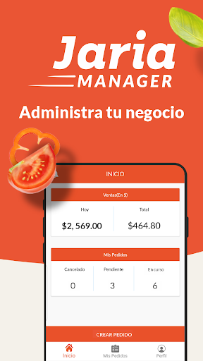 Android application Jaria - Manager screenshort