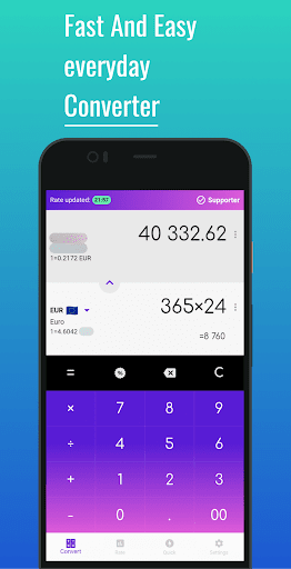Android application Fast Ethiopian Birr converter screenshort