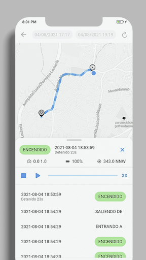 Rastreo Autosatel GPS Screen 3
