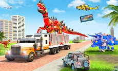 Dino Robot Transport Truck Simのおすすめ画像2