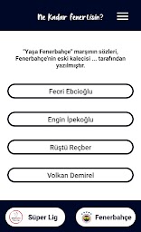 Ne Kadar Fenerlisin?
