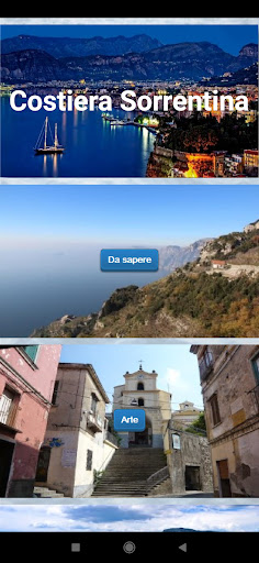 Android application Costiera Sorrentina screenshort