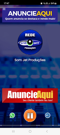 Android application Som Jet Produções screenshort