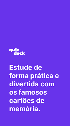 Android application Quiz Deck screenshort