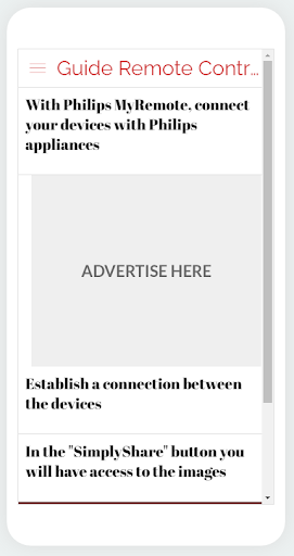 Remote Control for Philips TV - Guide