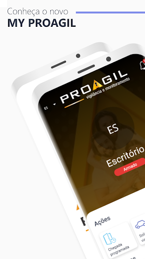 Android application MY PROAGIL screenshort