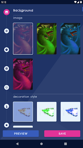 Android application Dragon Fire Live Wallpaper screenshort