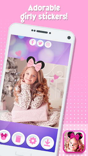 Minni Mouse Photo Stickers