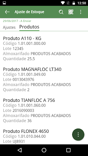 Inventário de Estoque Screen 2