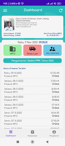 E-Presensi Pemkab. Wonosobo Screen 2