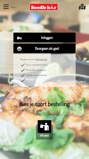 Android application The Noodle Bar screenshort