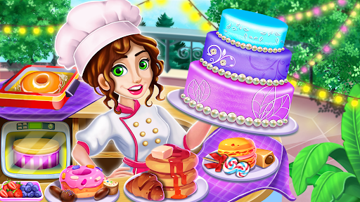 Android application Sweet Bakery Empire Cake Games screenshort