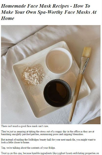 Flawless Skin Face Mask Tips Screen 3