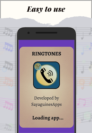Android application Ringtones for calls screenshort