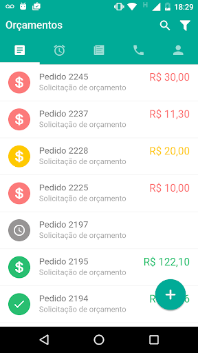 Android application Vet Fórmula screenshort