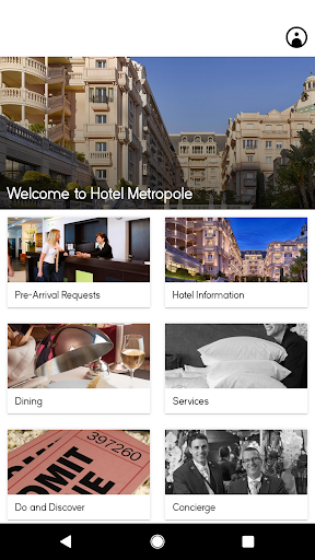 Android application Hōtel Metropole Monte-Carlo screenshort