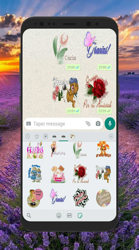 Stickers de Gracias WAStickerApps 2021