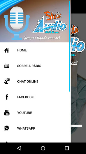 Rádio Studio Áudio Mix Screen 3