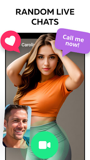 Android application Live Me - Video Chat online screenshort