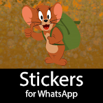 Cover Image of ดาวน์โหลด Tom and Jerry Stickers for WhatsApp 2.3.5 APK